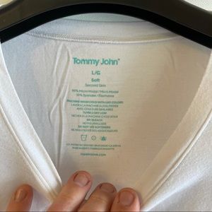 Tommy John ss tee, Soft, Second Skin tee, white, L